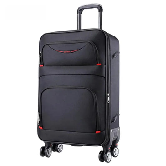 20/22/24/26/28Inch High Quality Waterproof Oxford Rolling Luggage Spinner Men Business Brand Suitcase Wheels