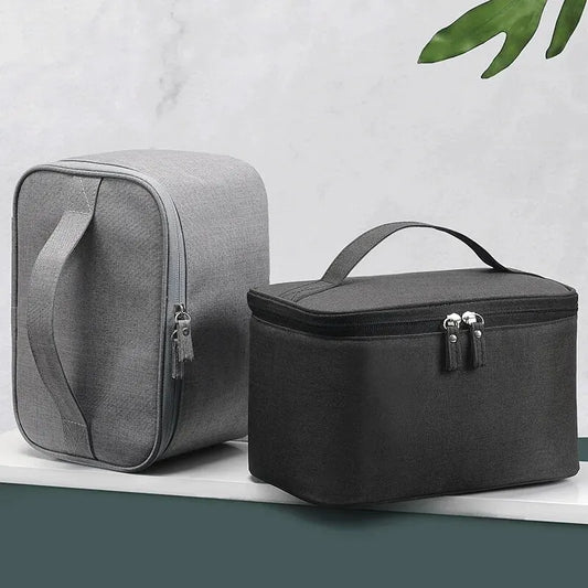 1pc Business Trip Men's Toiletry Bag Double Layer Large Capacity Cosmetic Bag Oxford Cloth Storage Bag Portable Handbag